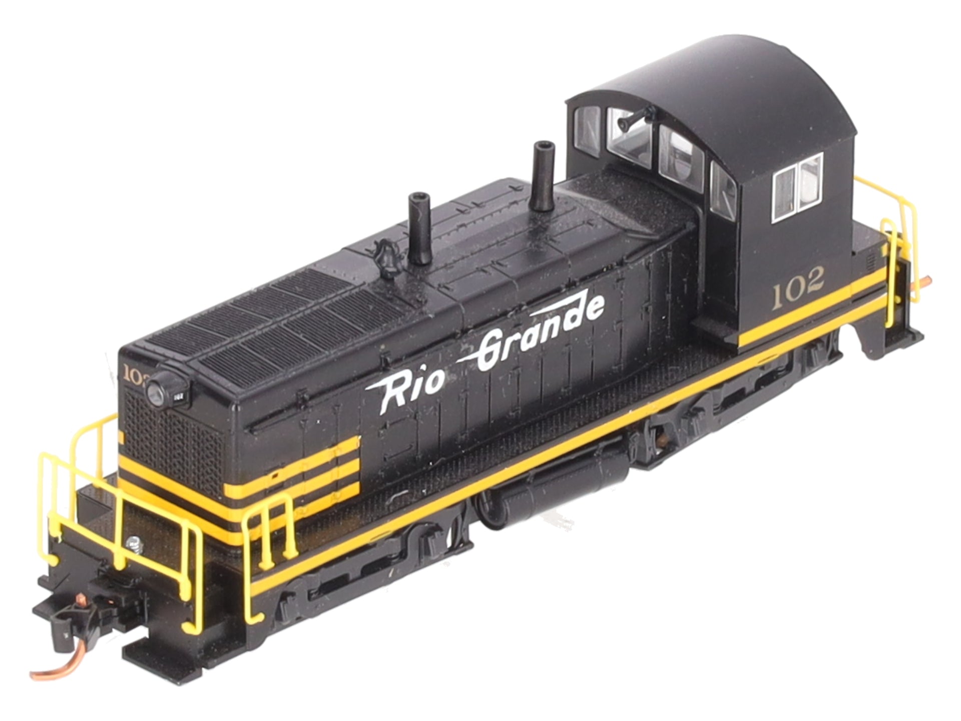 Kato 176-4371 N Scale D&RGW EMD NW2 Diesel Locomotive #102 Custom with DCC/Box
