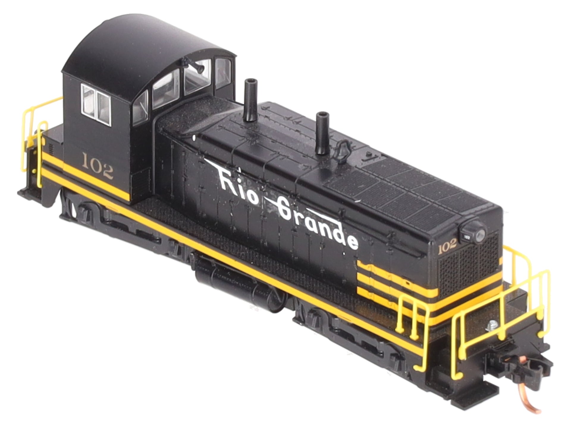 Kato 176-4371 N Scale D&RGW EMD NW2 Diesel Locomotive #102 Custom with DCC/Box
