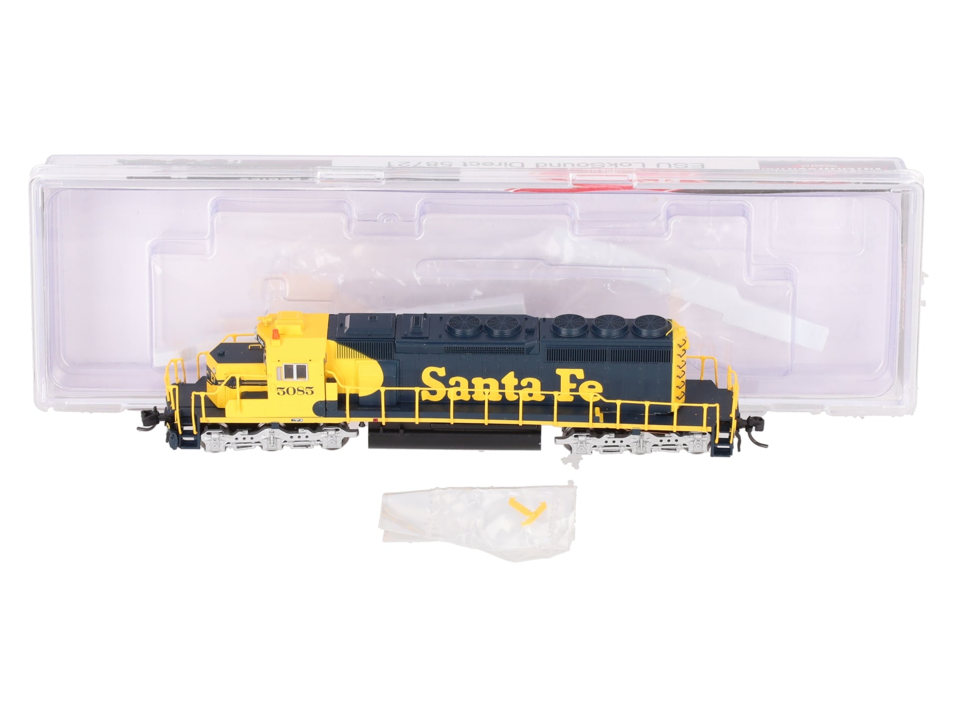 InterMountain 69320S-04 N Scale Santa Fe SD40-2 Diesel Loco #5085 w DCC & Sound EX/Box