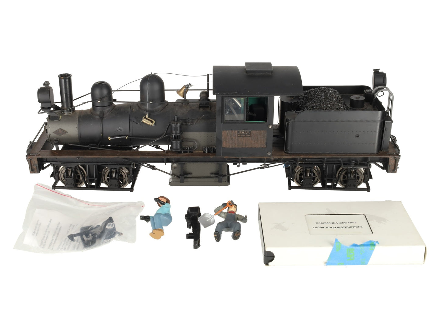 Bachmann G Scale Undecorated Shay Steam Locomotive & Tender