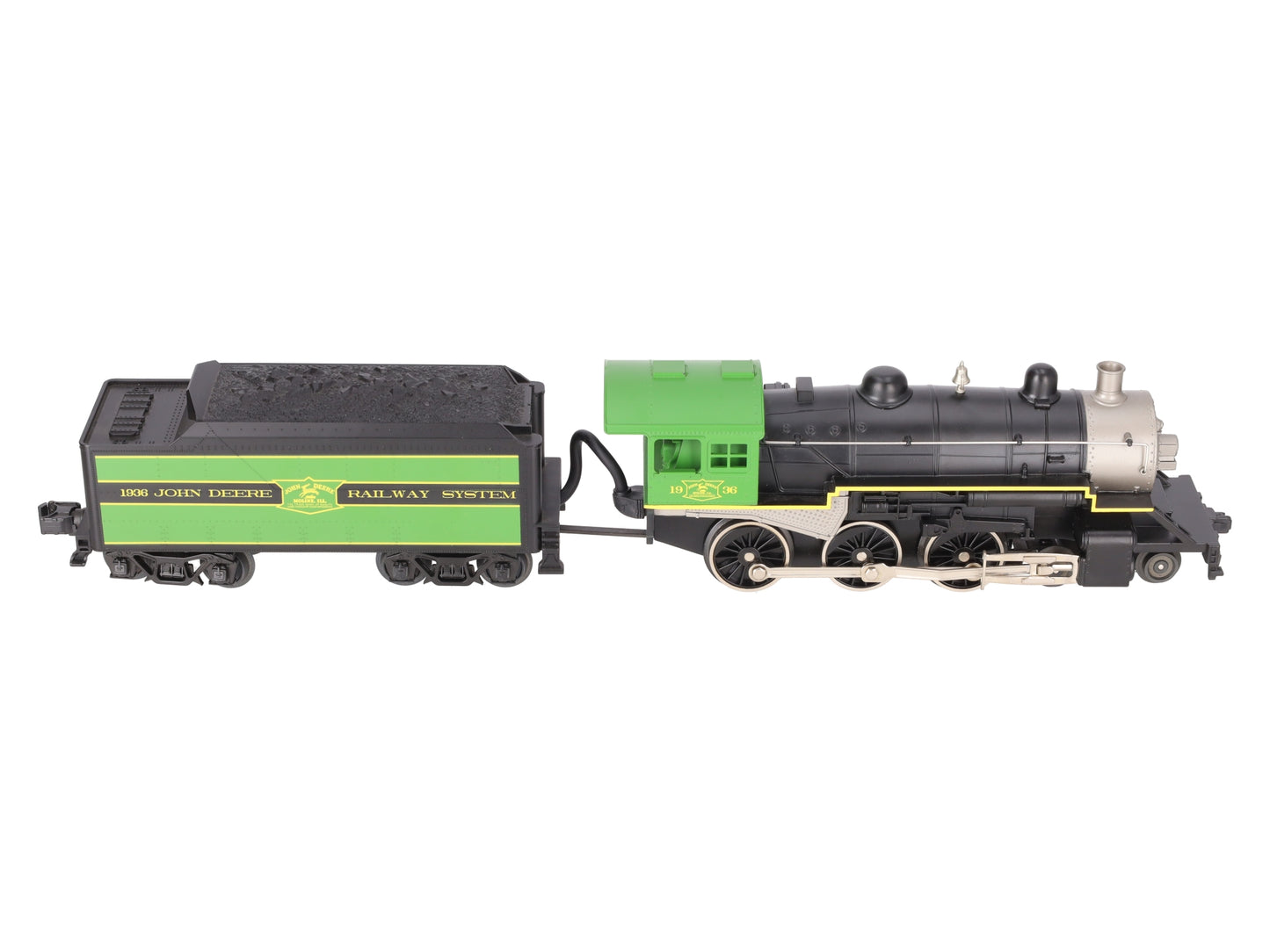 MTH 33-1011-1 O Gauge John Deere 4-6-0 Steam Engine w/PS2 #1936 EX/Box
