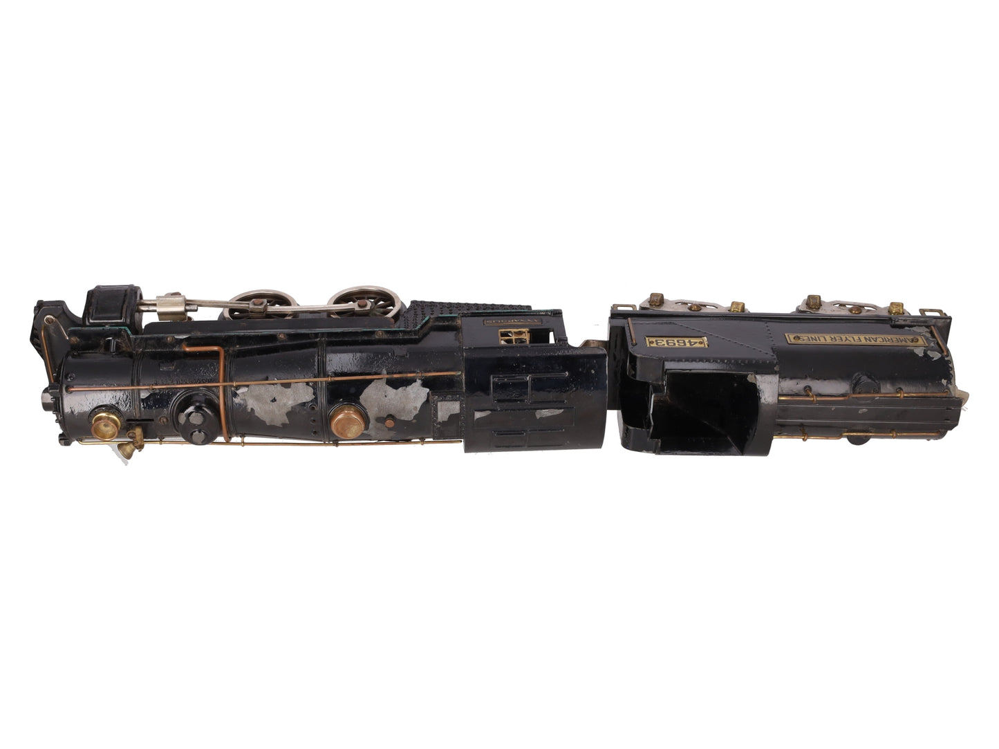 American Flyer 4693 Vintage Std Gauge 4-4-2 Die-Cast Steam Locomotive w/ Tender