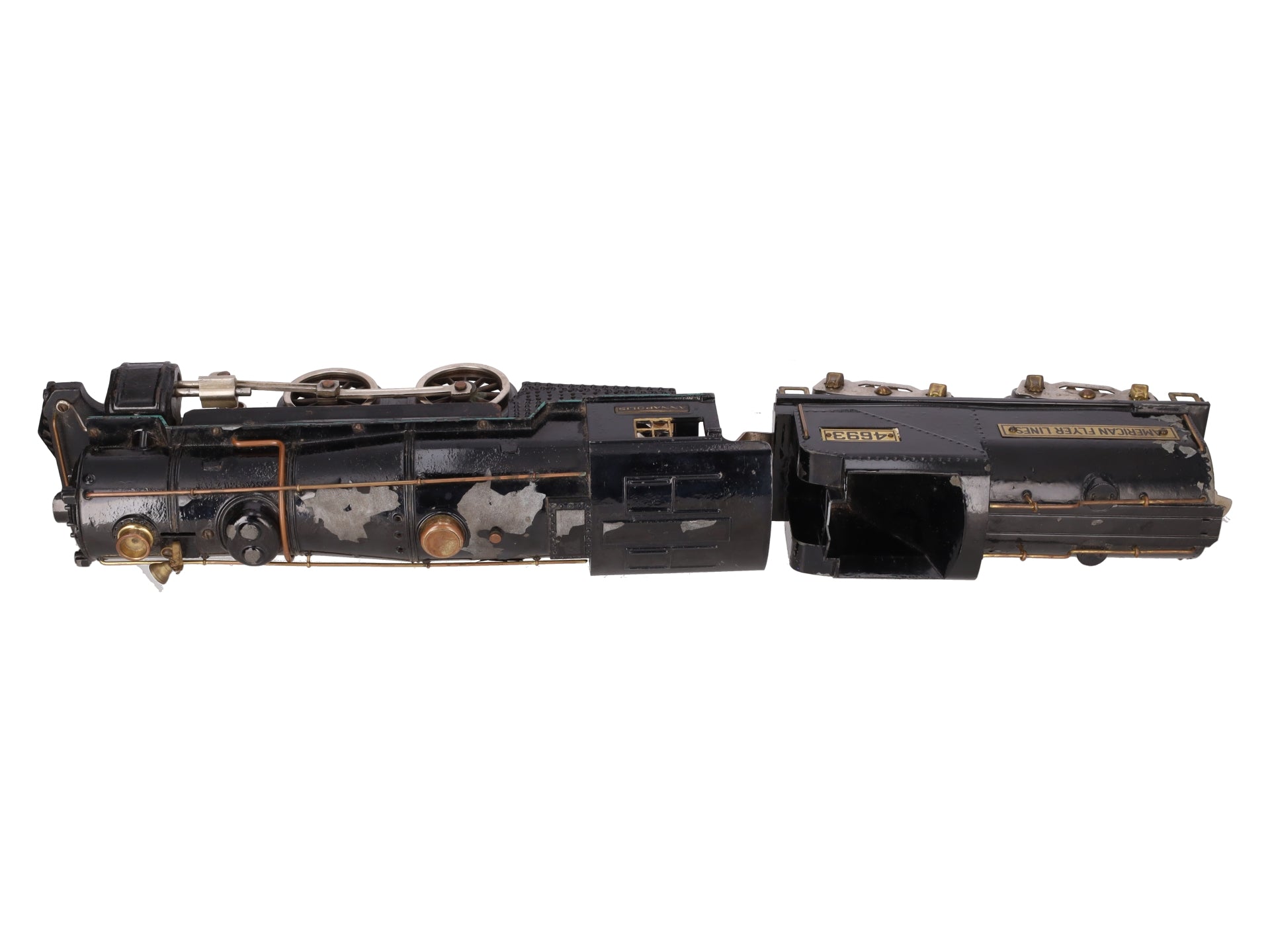 American Flyer 4693 Vintage Std Gauge 4-4-2 Die-Cast Steam Locomotive w/ Tender