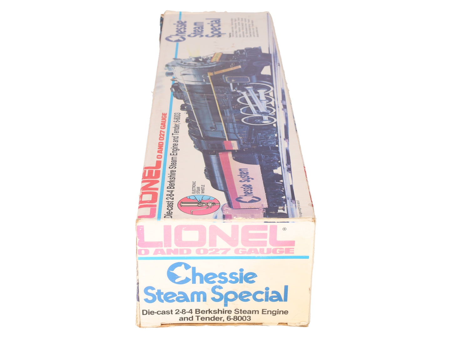 Lionel 6-8003 O Gauge Chessie 2-8-4 Berkshire Steam Locomotive & Tender #8003 EX/Box