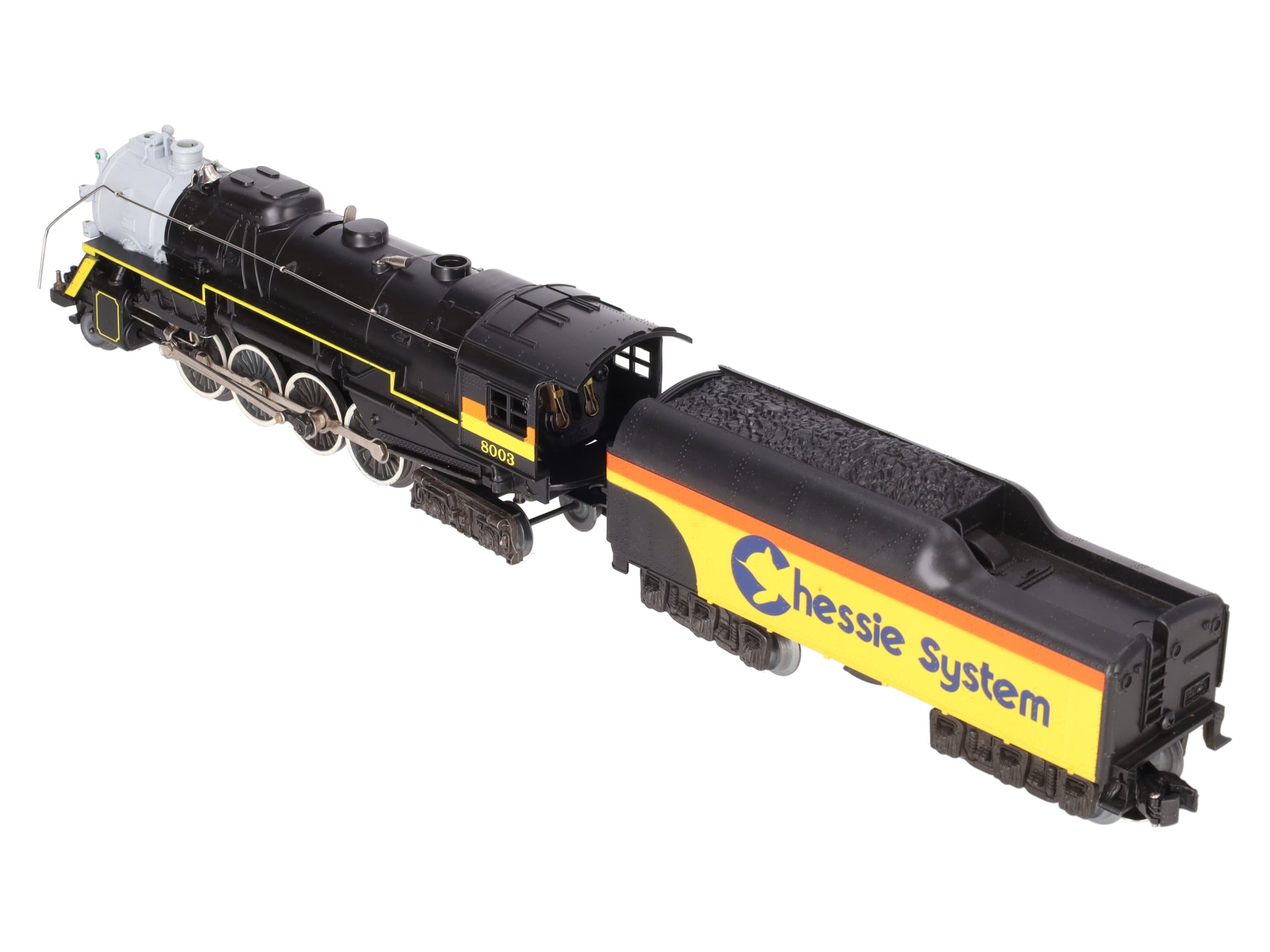 Lionel 6-8003 O Gauge Chessie 2-8-4 Berkshire Steam Locomotive & Tender #8003 EX/Box