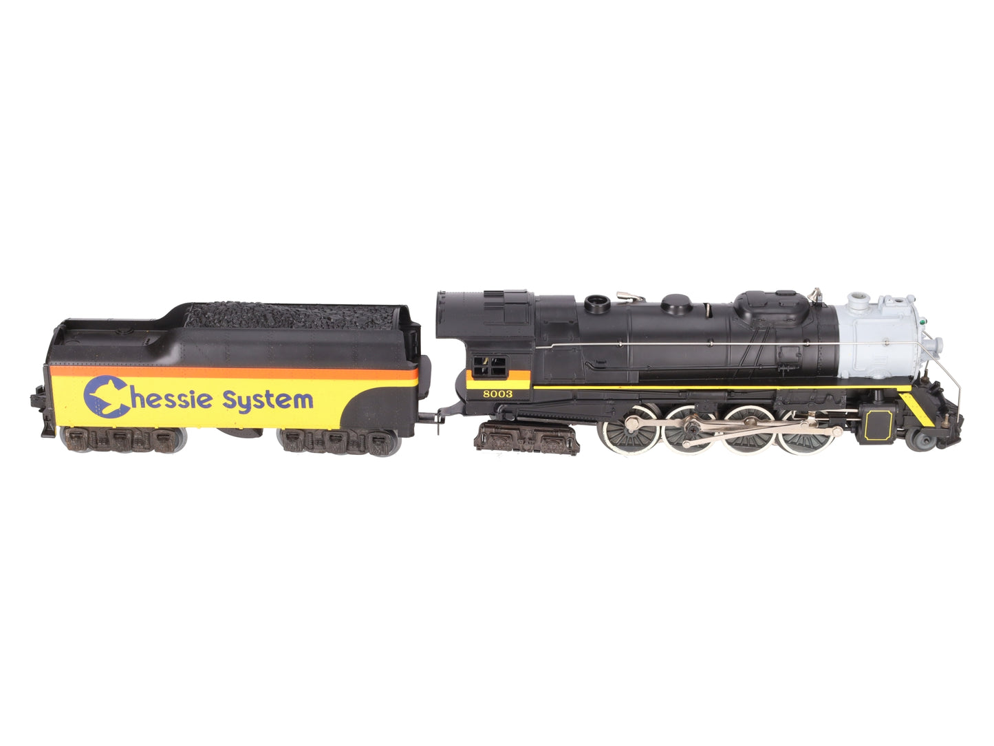 Lionel 6-8003 O Gauge Chessie 2-8-4 Berkshire Steam Locomotive & Tender #8003 EX/Box