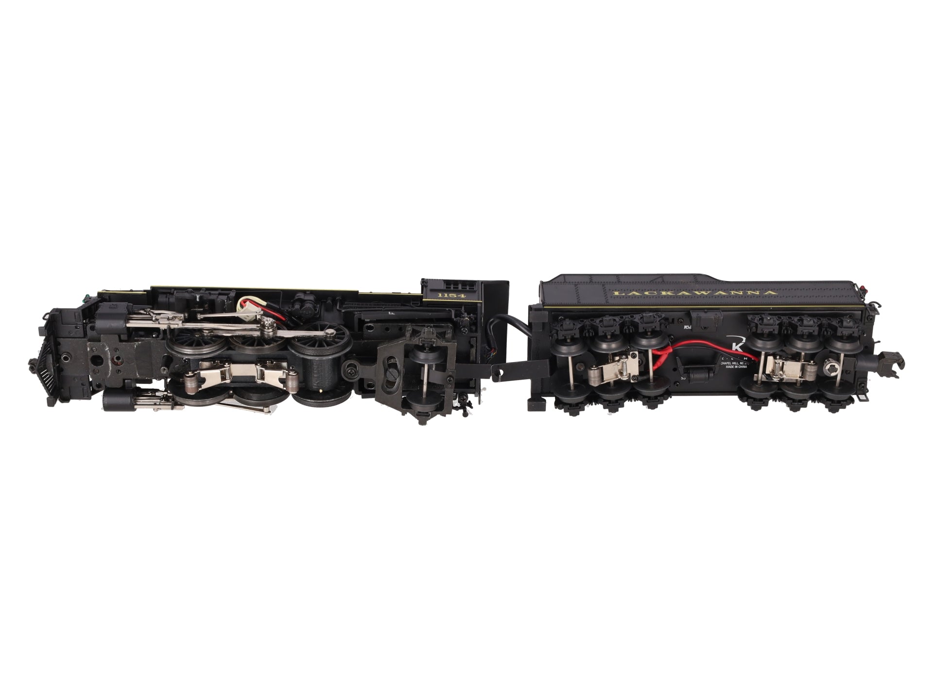 K-Line K3338-0002S DL&W 4-6-2 Pacific Steam Locomotive & Tender w/TMCC #1154 VG/Box