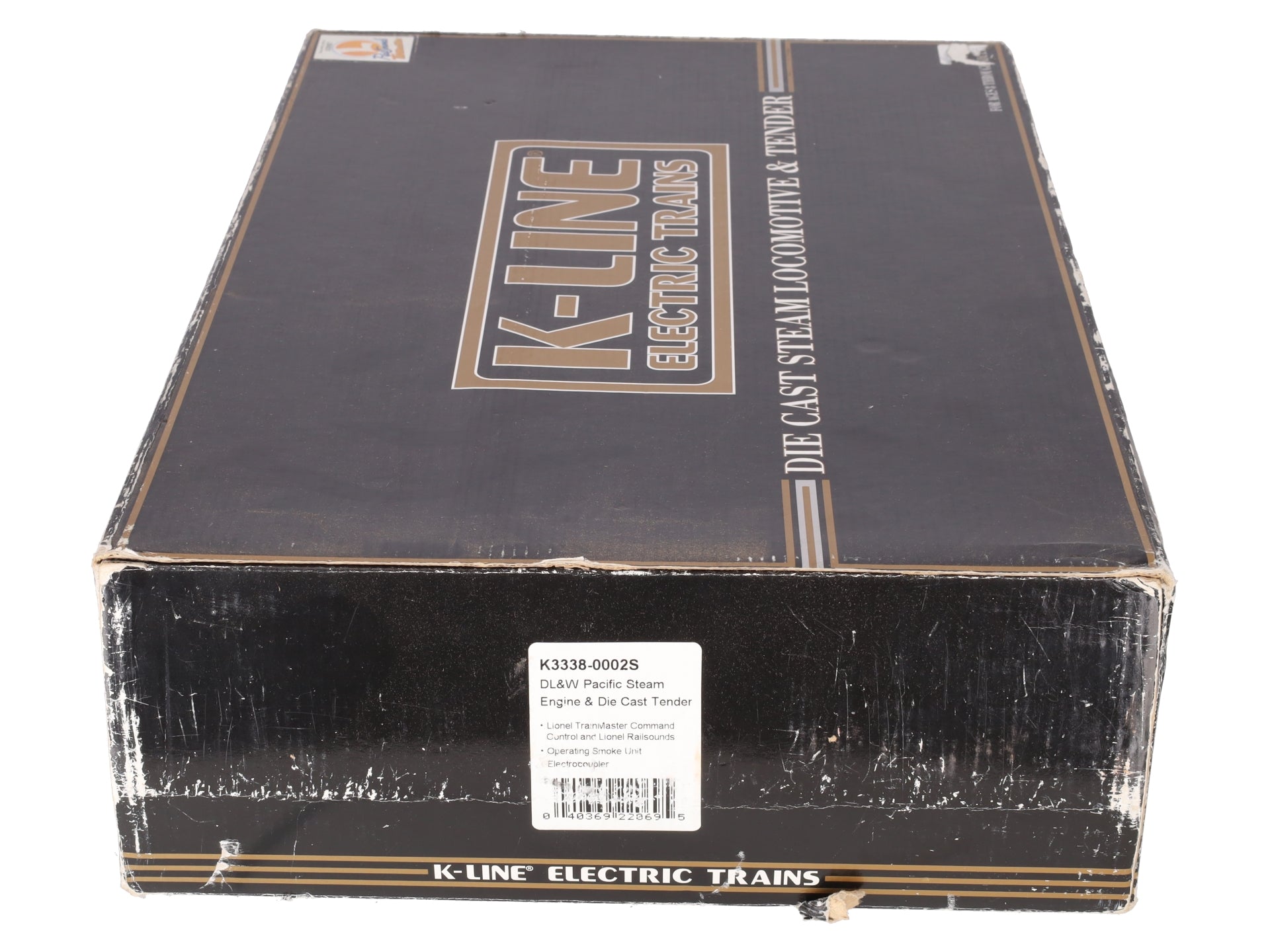 K-Line K3338-0002S DL&W 4-6-2 Pacific Steam Locomotive & Tender w/TMCC #1154 VG/Box