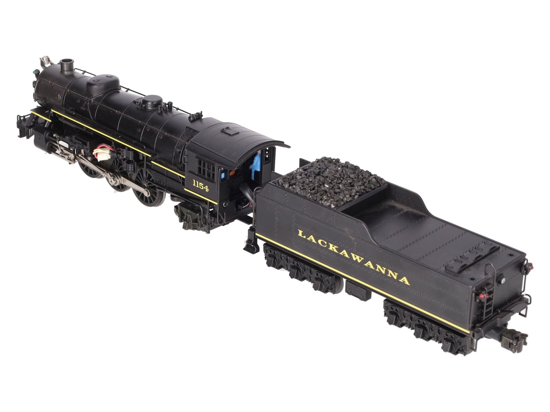 K-Line K3338-0002S DL&W 4-6-2 Pacific Steam Locomotive & Tender w/TMCC #1154 VG/Box