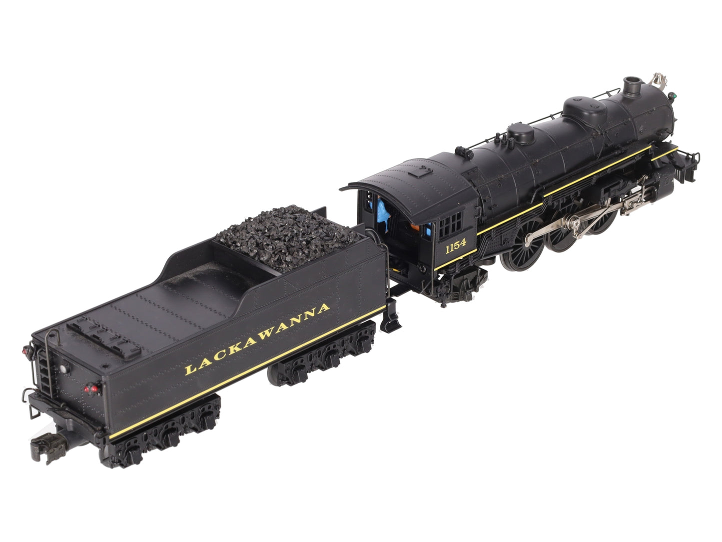 K-Line K3338-0002S DL&W 4-6-2 Pacific Steam Locomotive & Tender w/TMCC #1154 VG/Box