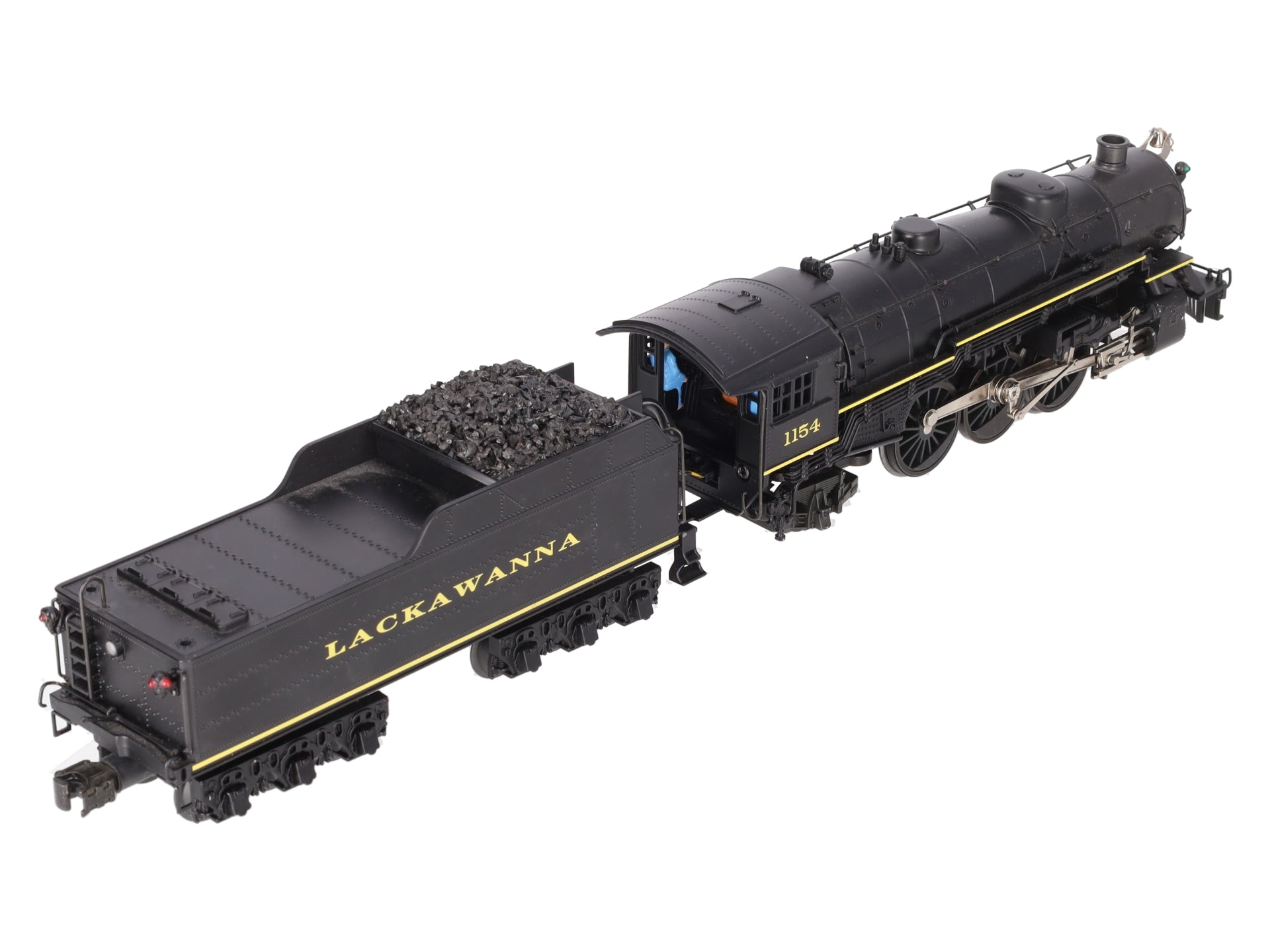 K-Line K3338-0002S DL&W 4-6-2 Pacific Steam Locomotive & Tender w/TMCC #1154 VG/Box