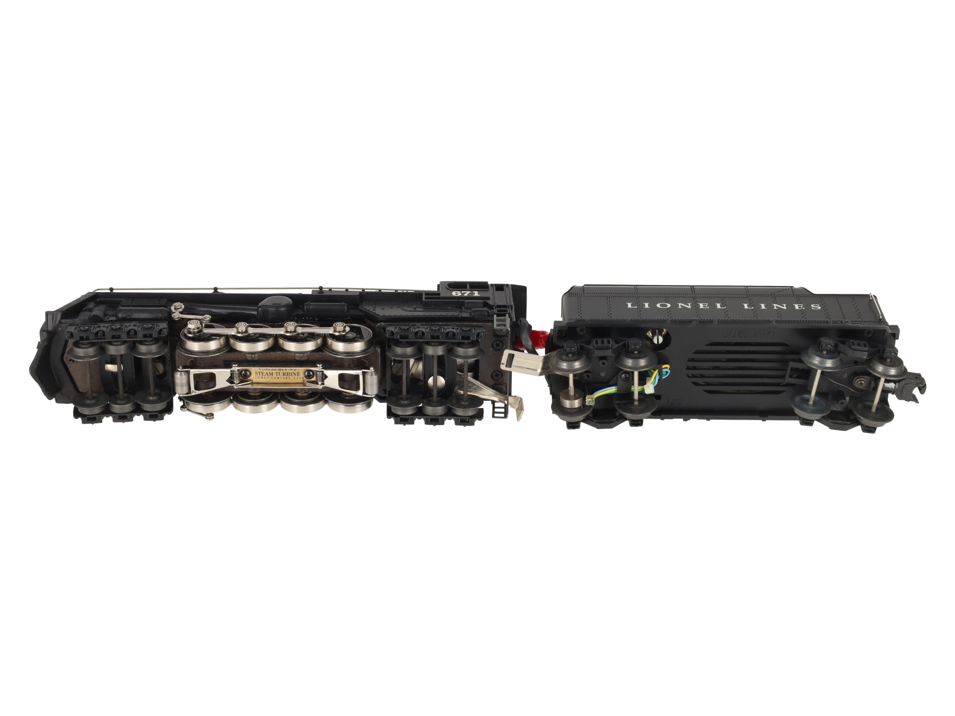 Lionel 6-18057 O Gauge CC PRR S-2 Turbine Steam Locomotive & Tender #671 EX/Box