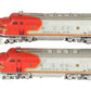 Lionel 2343 Vintage O Santa Fe F3 Powered & Dummy AA Diesel Locomotive Set #2343 VG