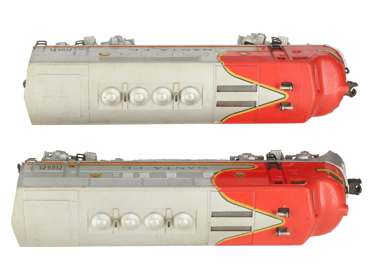 Lionel 2343 Vintage O Santa Fe F3 Powered & Dummy AA Diesel Locomotive Set #2343 VG