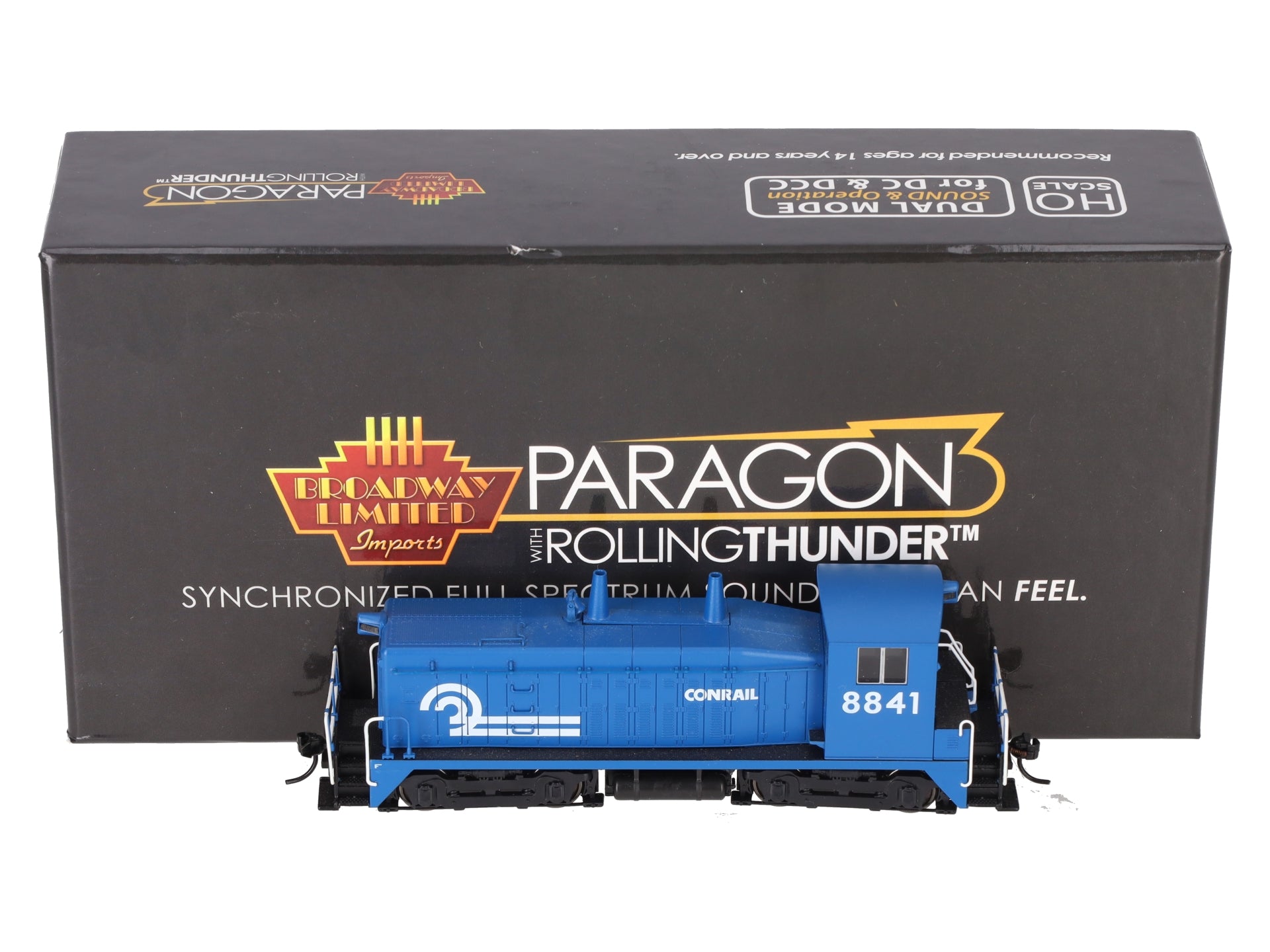 Broadway Limited 4725 HO Conrail EMD SW7 Diesel Loco Paragon3 Sound/DC/DCC #8841 EX/Box