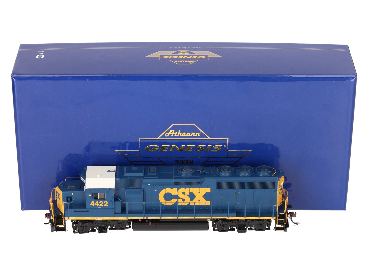 Athearn G64680 HO Scale CSX GP40-2 Diesel Locomotive w/DCC & Sound #4422 EX/Box