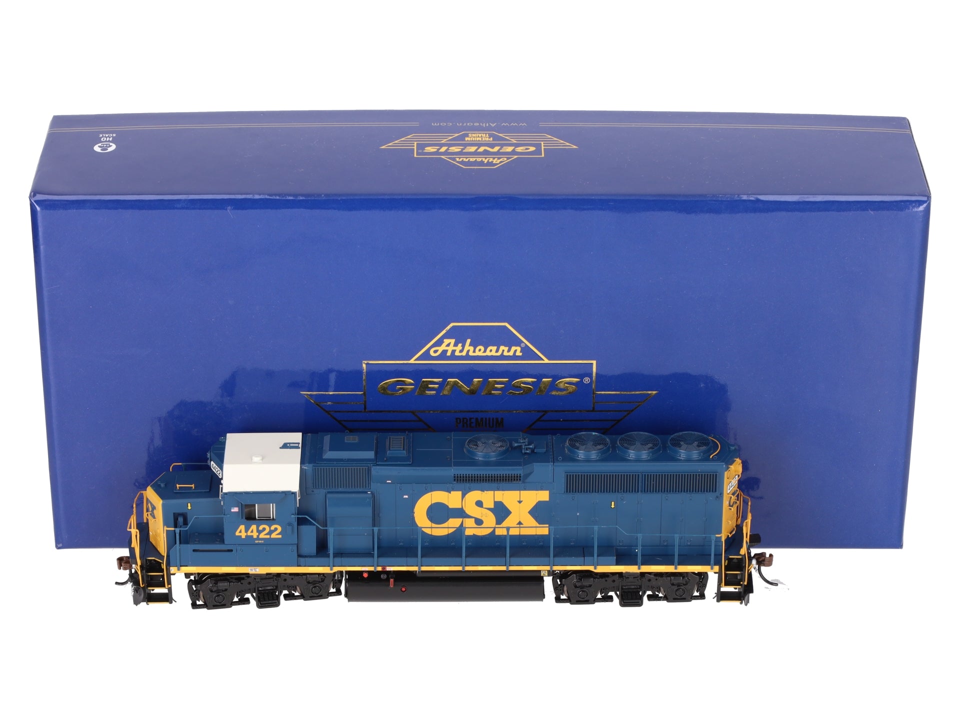 Athearn G64680 HO Scale CSX GP40-2 Diesel Locomotive w/DCC & Sound #4422 EX/Box