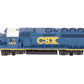 Athearn G64680 HO Scale CSX GP40-2 Diesel Locomotive w/DCC & Sound #4422 EX/Box