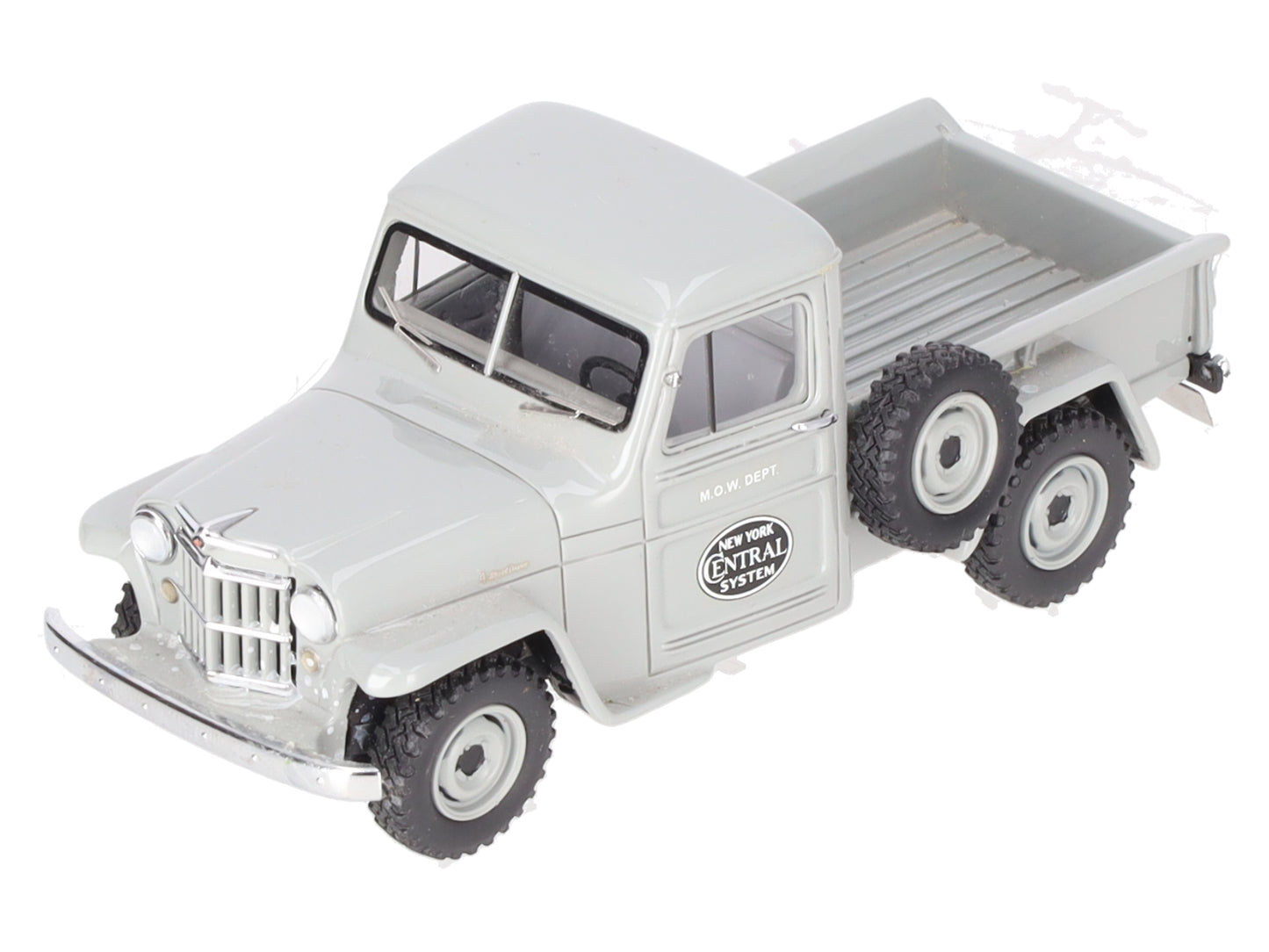 NEO 1/43 Grey Willys Jeep Pickup Truck 1954-Custom EX
