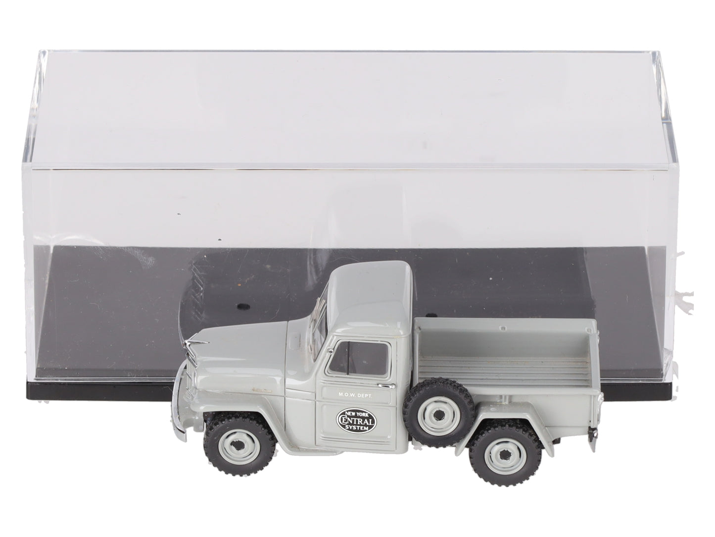 NEO 1/43 Grey Willys Jeep Pickup Truck 1954-Custom EX