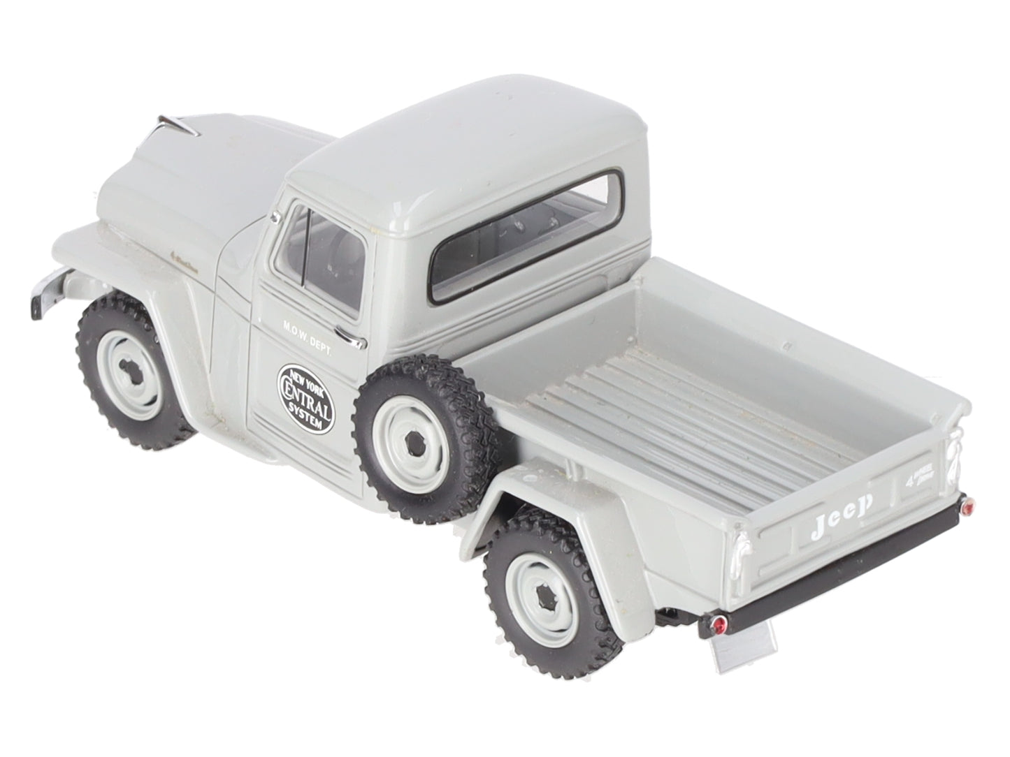 NEO 1/43 Grey Willys Jeep Pickup Truck 1954-Custom EX