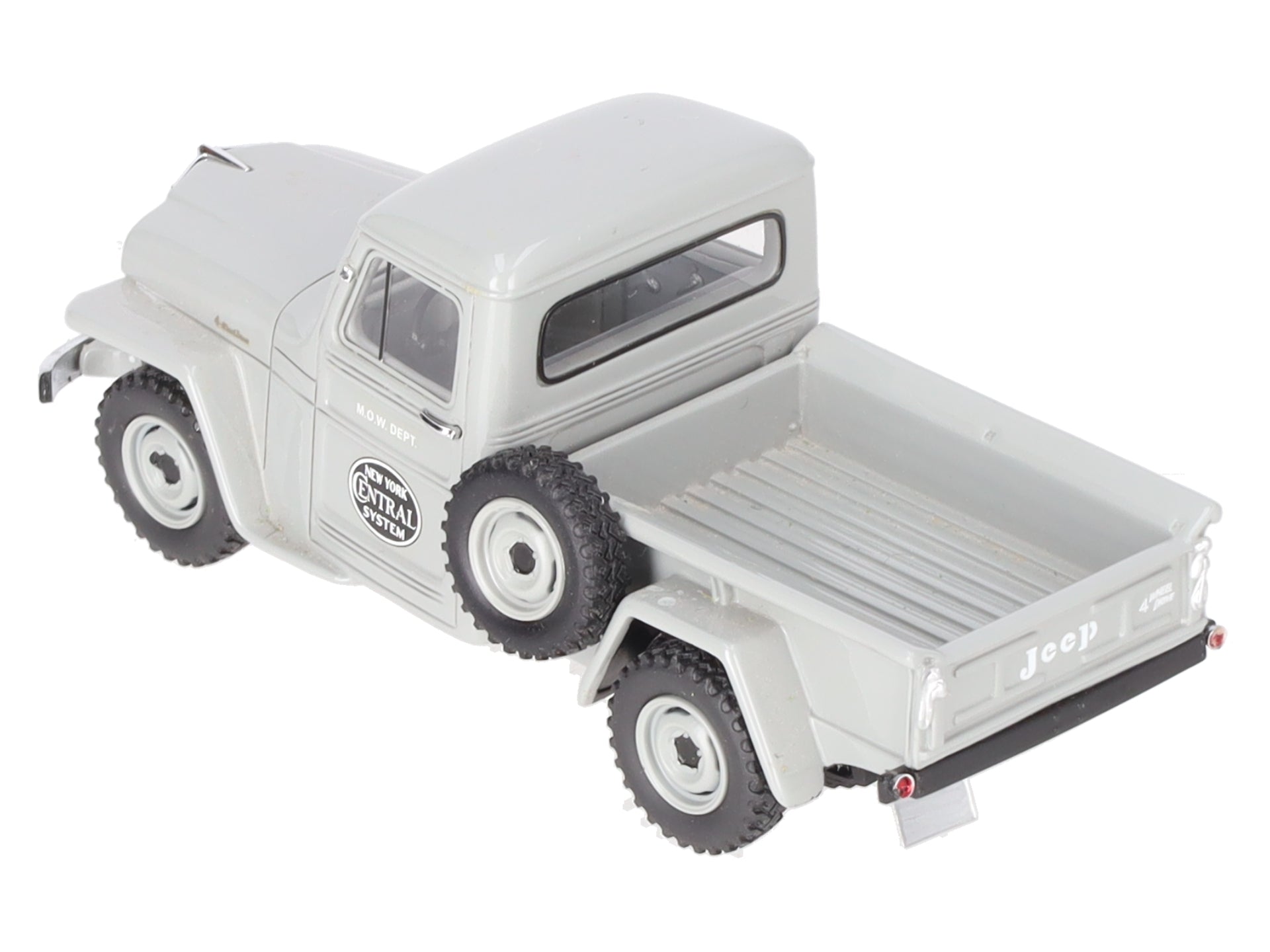 NEO 1/43 Grey Willys Jeep Pickup Truck 1954-Custom EX