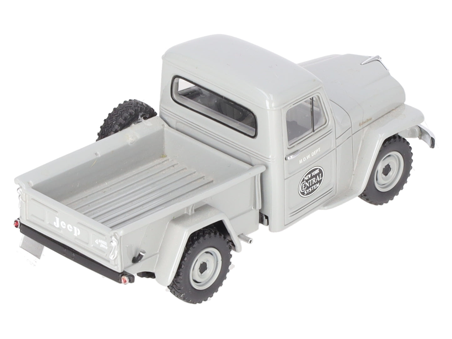 NEO 1/43 Grey Willys Jeep Pickup Truck 1954-Custom EX