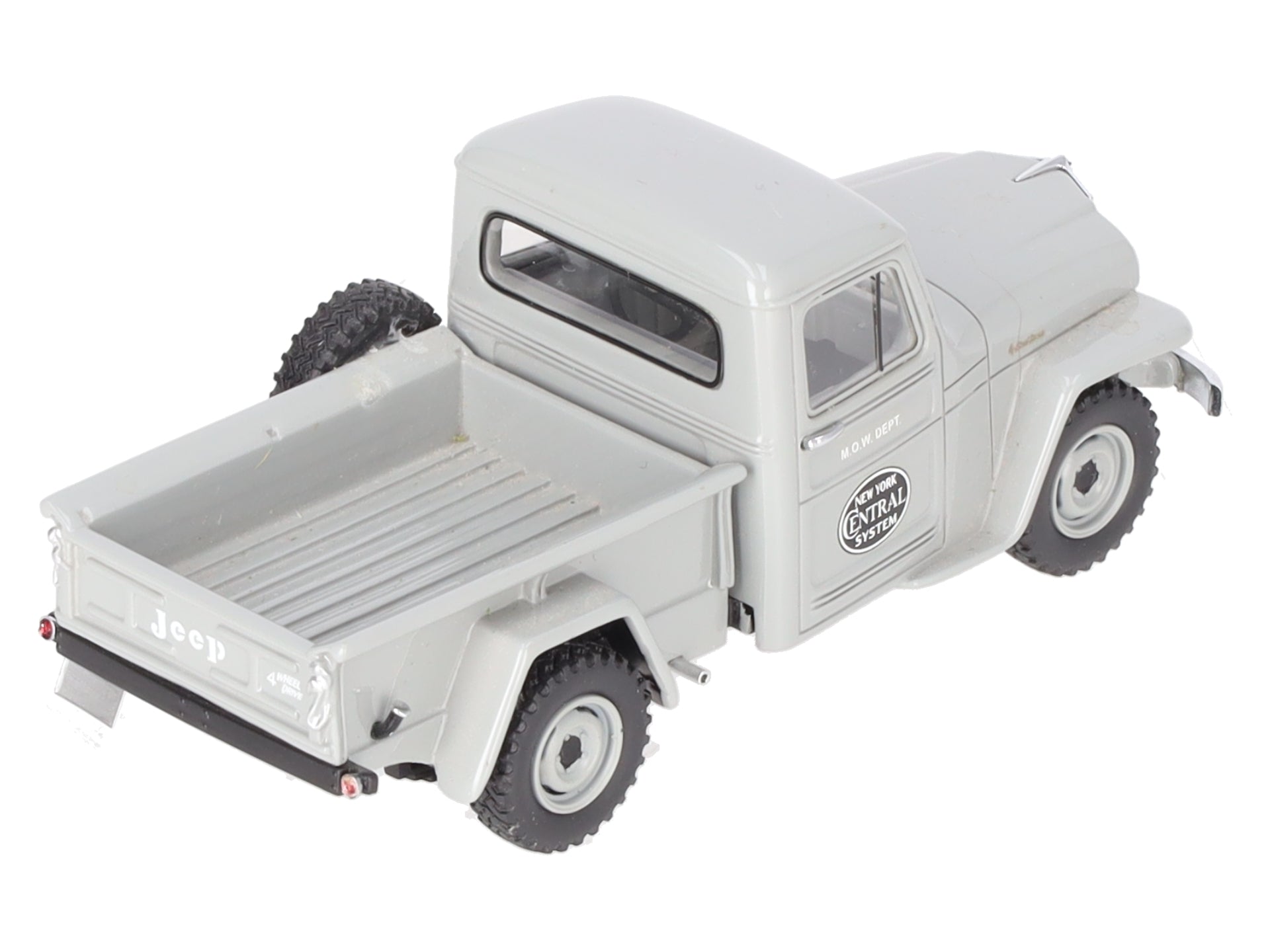 NEO 1/43 Grey Willys Jeep Pickup Truck 1954-Custom EX