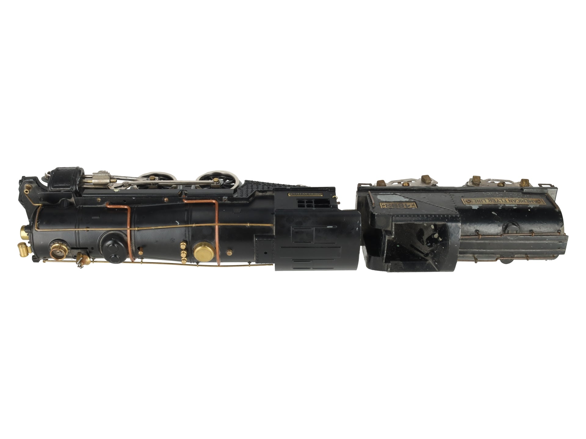 American Flyer 4693 Vintage Std Gauge 4-4-2 Die-Cast Steam Locomotive w/ Tender VG