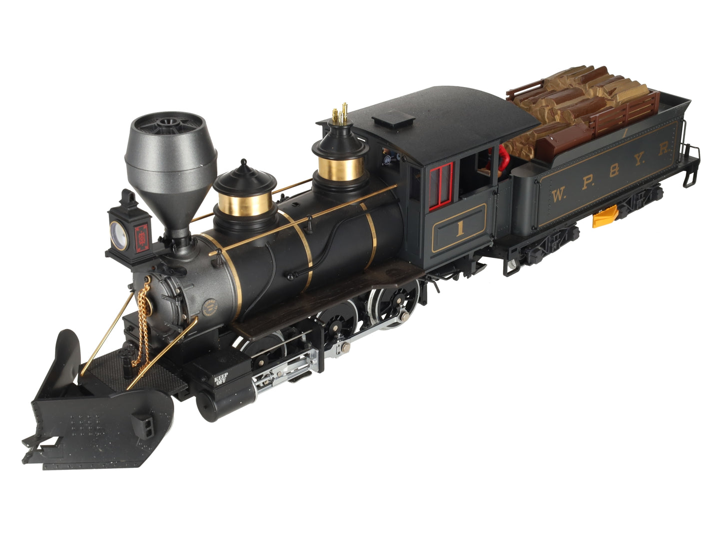 LGB 26182 W P & Y R 2-6-9 Mogul Steam Locomotive & Tender w/Sound #1 VG/Box