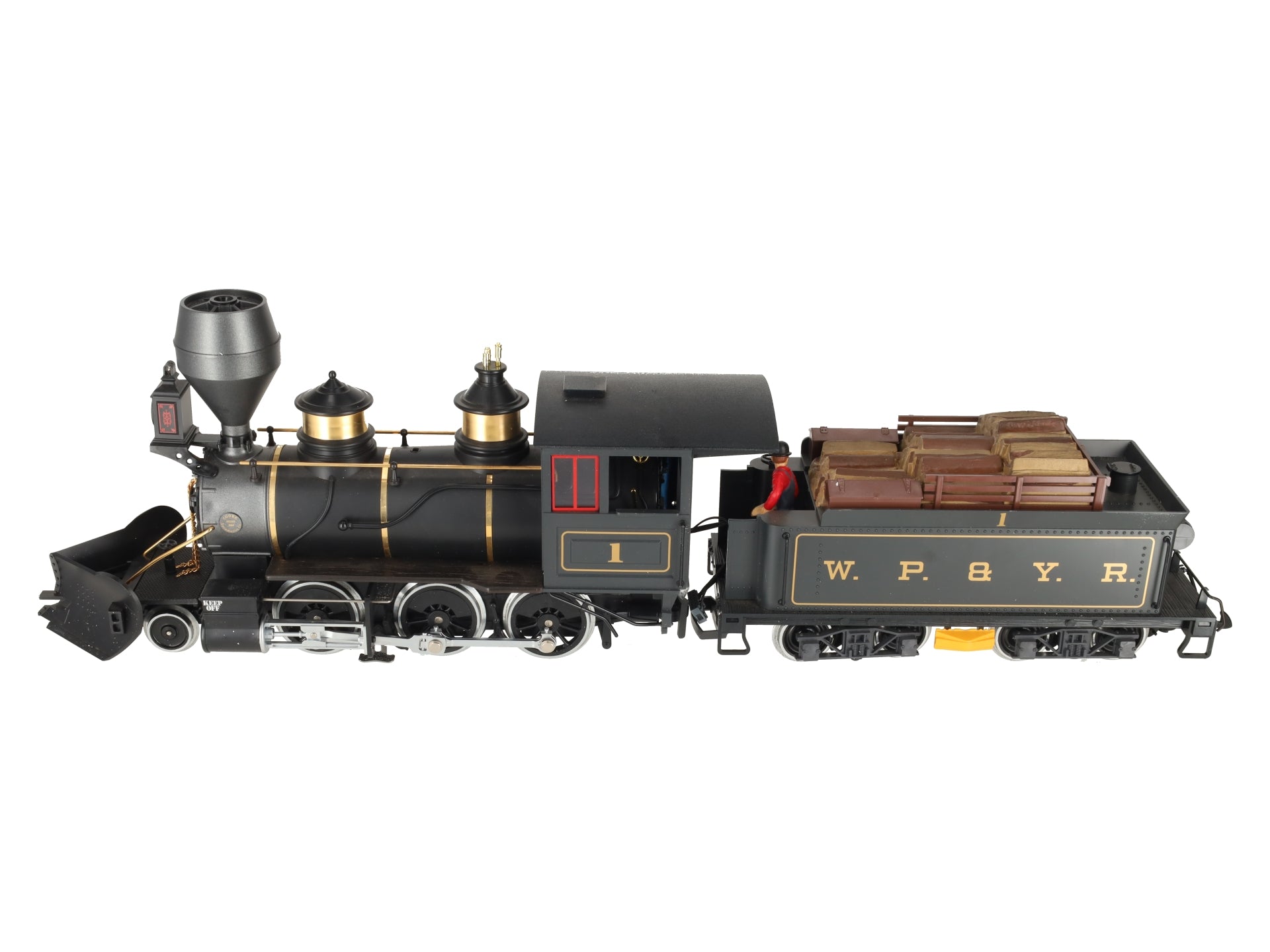 LGB 26182 W P & Y R 2-6-9 Mogul Steam Locomotive & Tender w/Sound #1 VG/Box