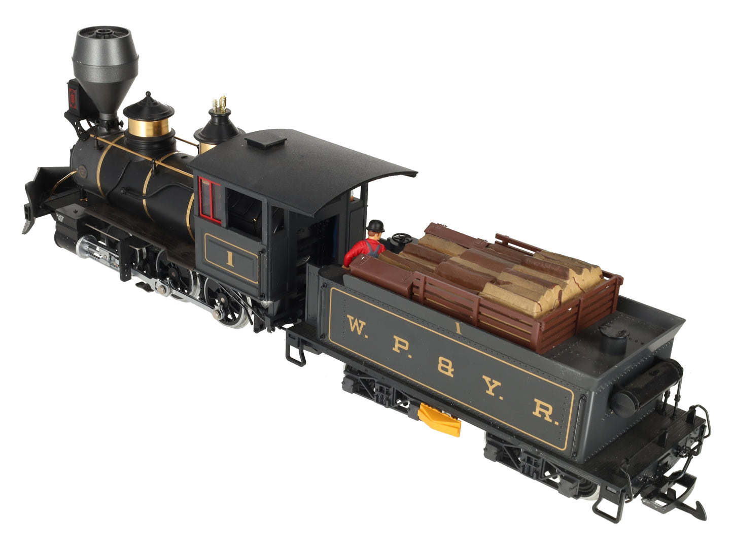 LGB 26182 W P & Y R 2-6-9 Mogul Steam Locomotive & Tender w/Sound #1 VG/Box