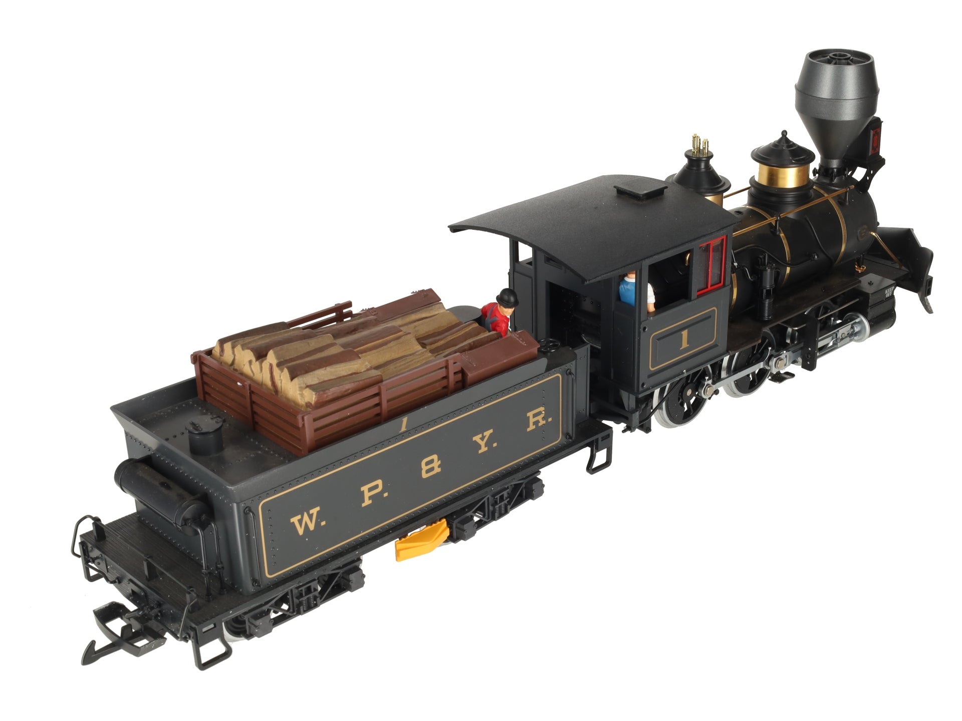 LGB 26182 W P & Y R 2-6-9 Mogul Steam Locomotive & Tender w/Sound #1 VG/Box