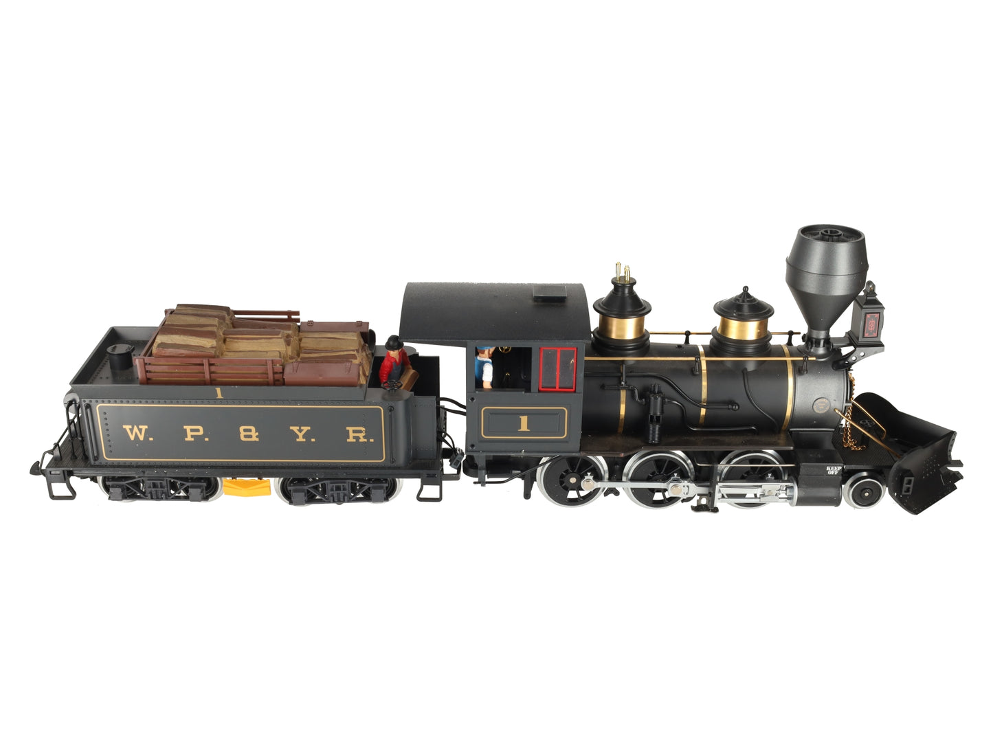 LGB 26182 W P & Y R 2-6-9 Mogul Steam Locomotive & Tender w/Sound #1 VG/Box