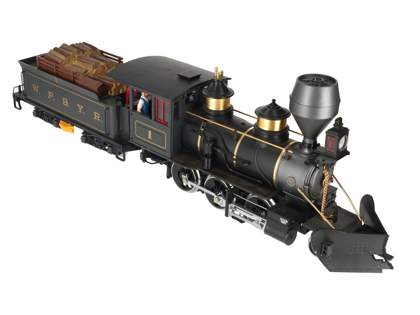 LGB 26182 W P & Y R 2-6-9 Mogul Steam Locomotive & Tender w/Sound #1 VG/Box