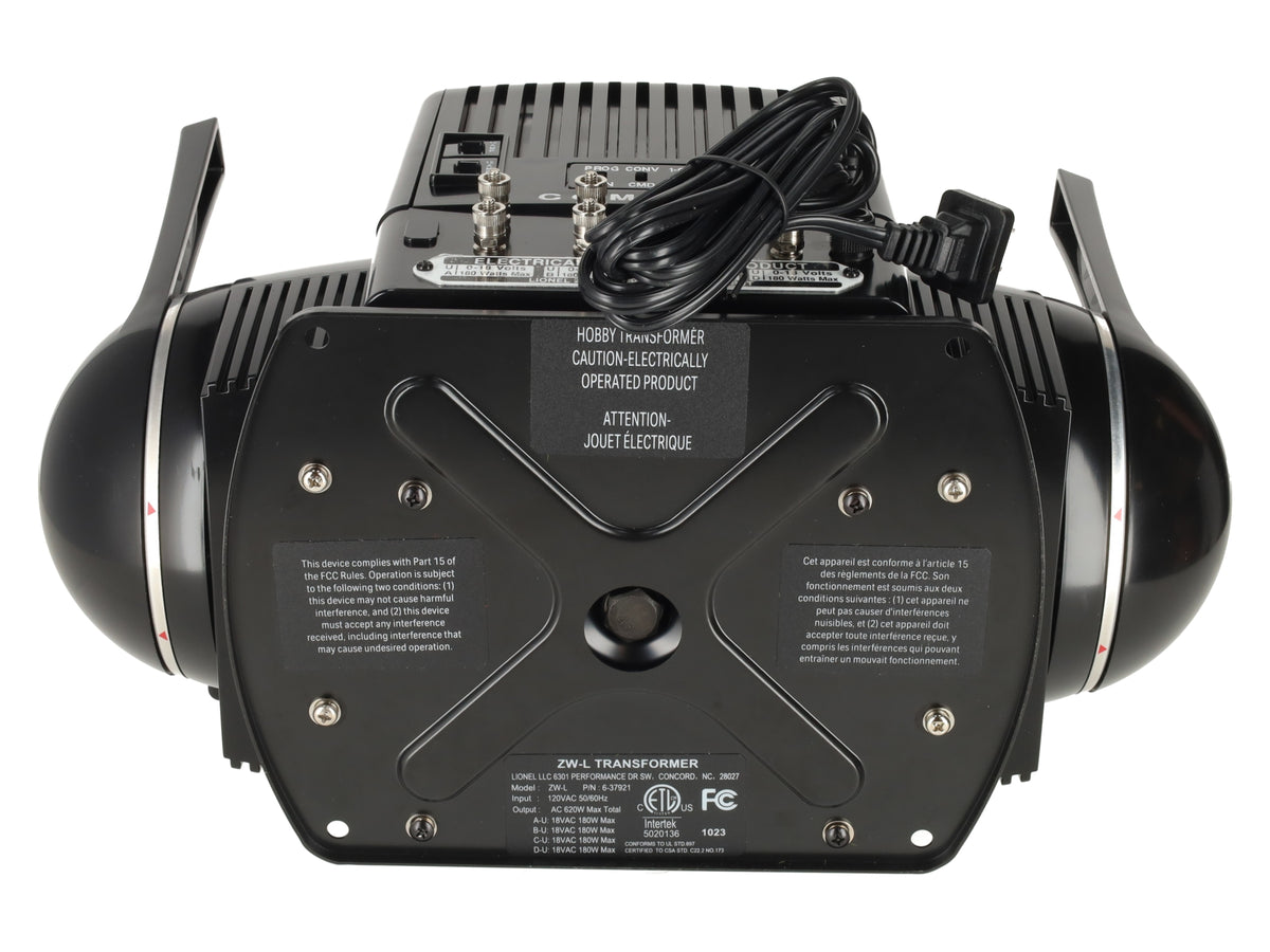 Lionel 6-37921 ZW-L 620 Watt 4-Train Transformer EX/Box