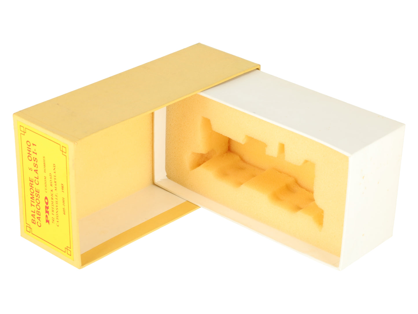 Pro Custom Hobbies HO BRASS Baltimore & Ohio Caboose Class I-1- Unpainted VG/Box