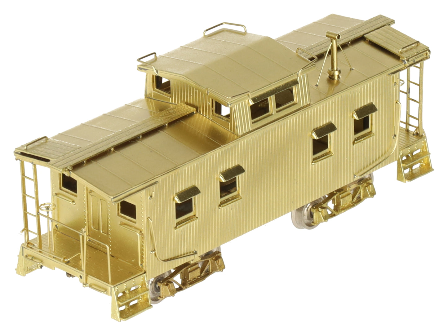 Sunset Models HO BRASS Baltimore & Ohio I-5 Window Caboose- Unpainted EX/Box