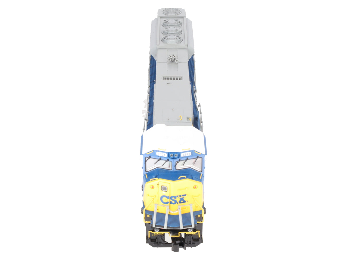 MTH 20-20299-1 O Gauge CSX SD80MAC Diesel Engine w/PS 3.0 #4591 EX/Box
