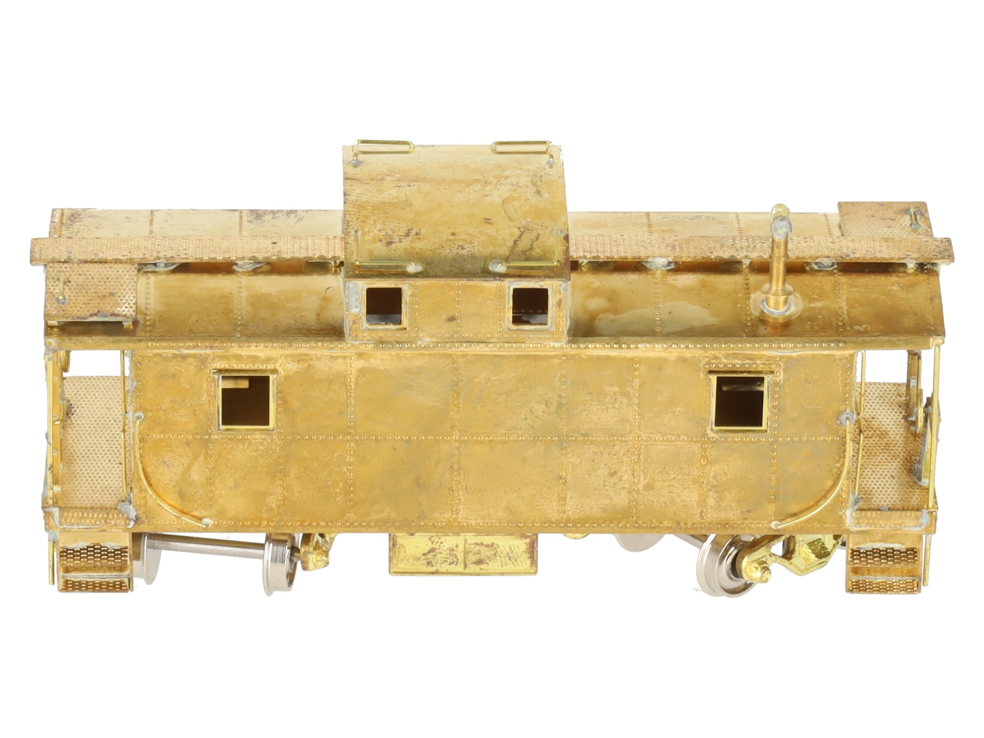 Westside Model Co. HO Scale BRASS Norfolk & Western Steel Caboose- Unpainted/Box