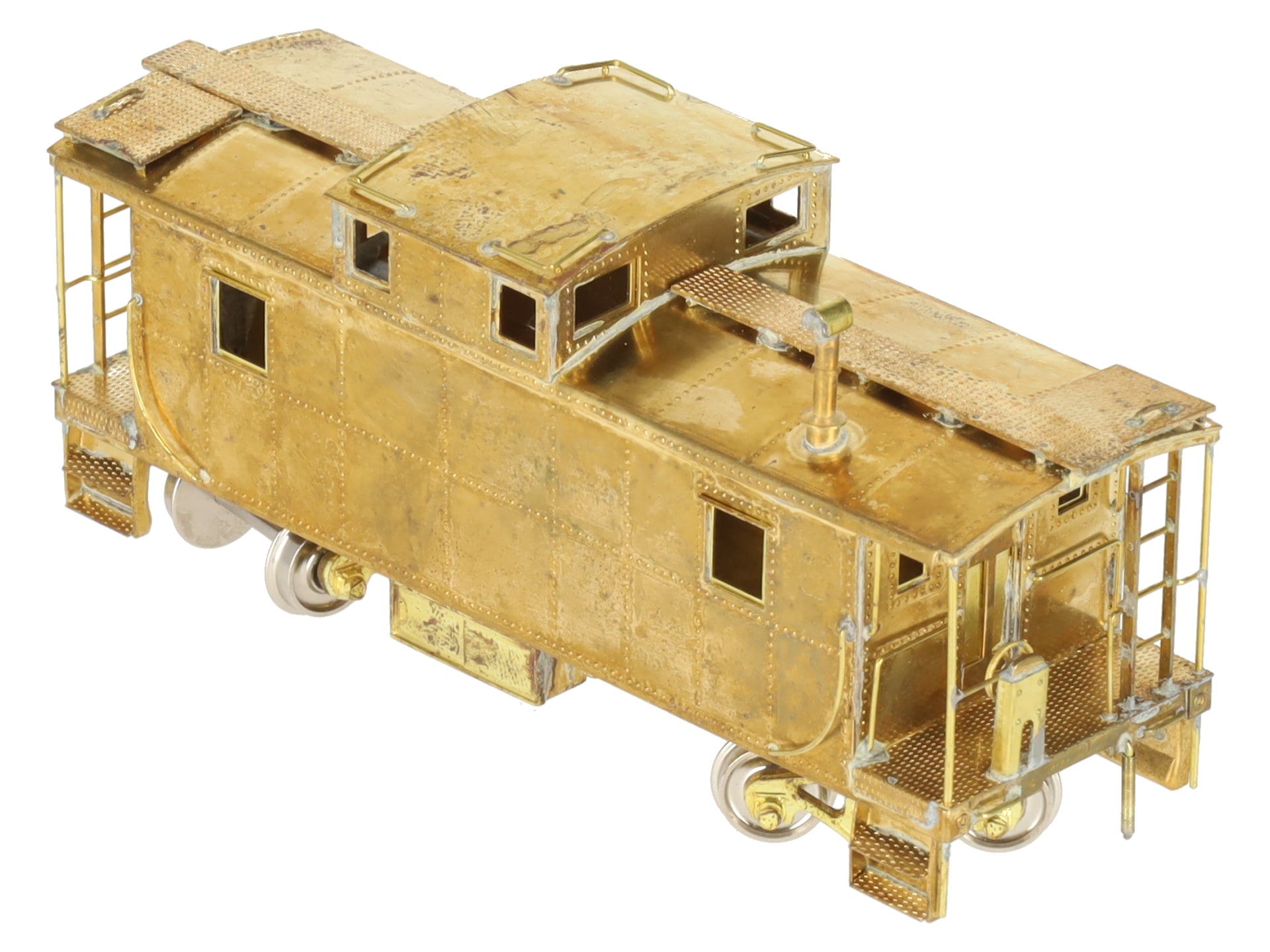 Westside Model Co. HO Scale BRASS Norfolk & Western Steel Caboose- Unpainted/Box