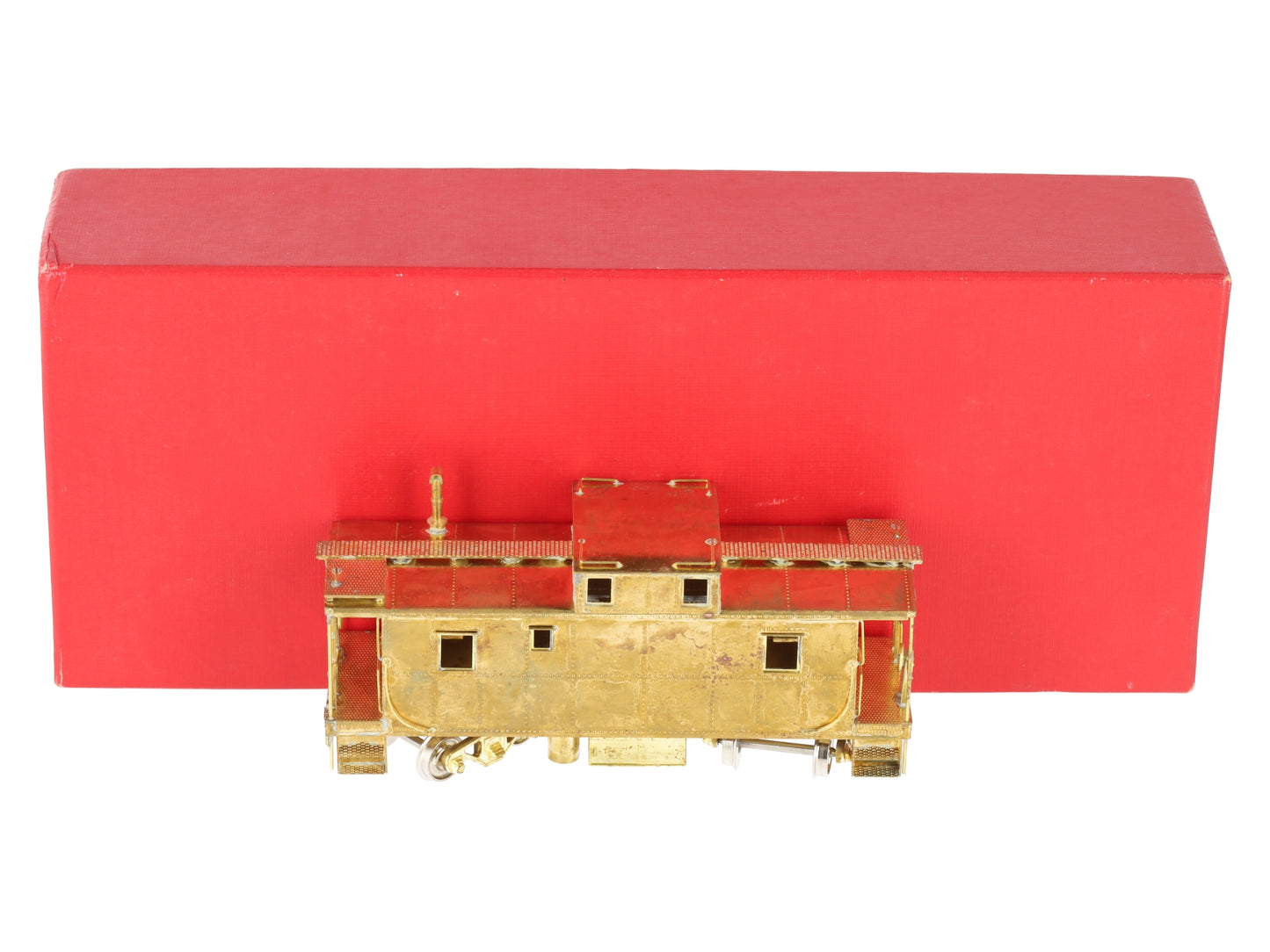 Westside Model Co. HO Scale BRASS Norfolk & Western Steel Caboose- Unpainted/Box
