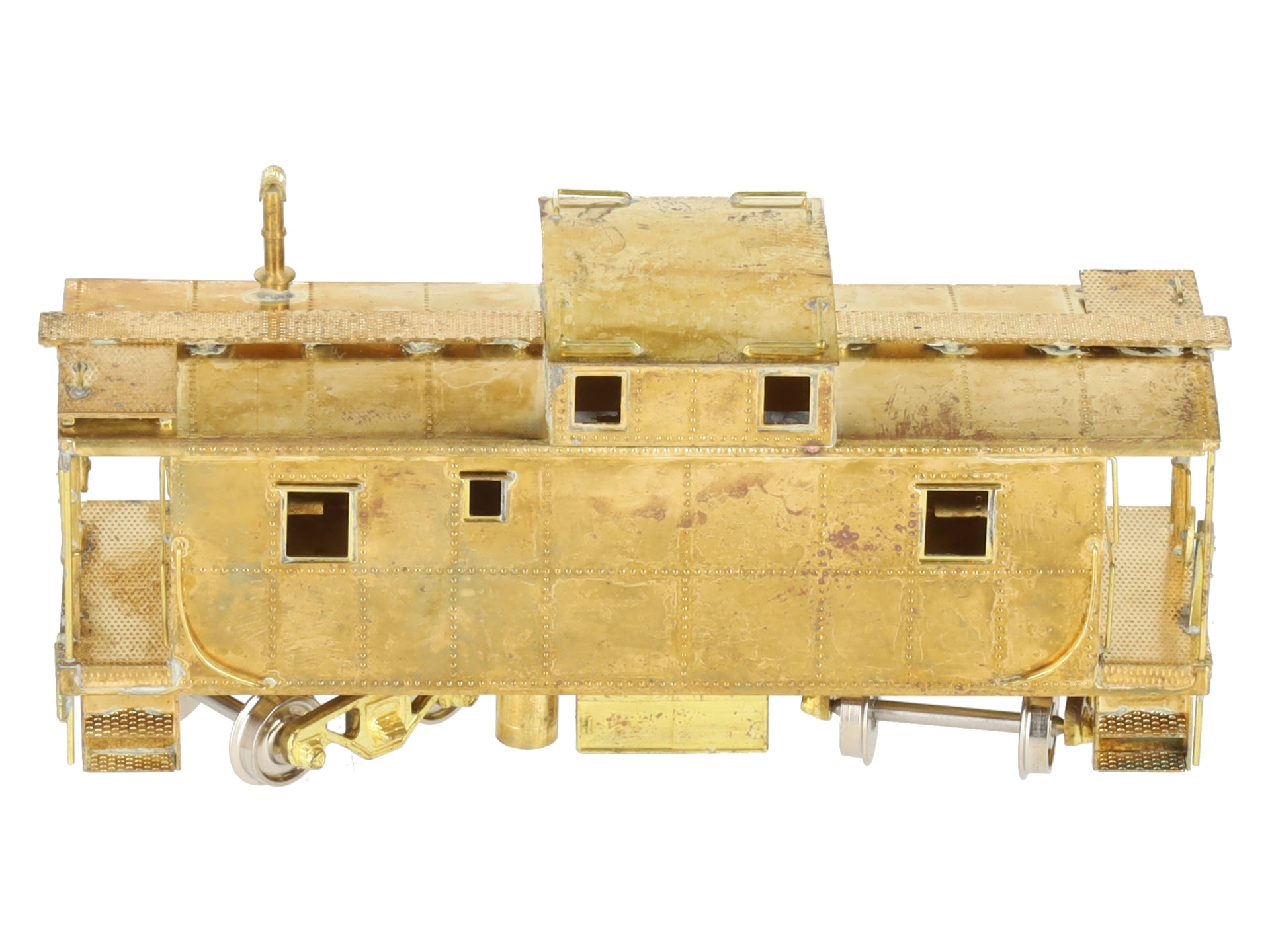 Westside Model Co. HO Scale BRASS Norfolk & Western Steel Caboose- Unpainted/Box