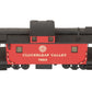 Westside Model Co. HO Scale BRASS Norfolk & Western Steel Caboose #7625- Painted/Box