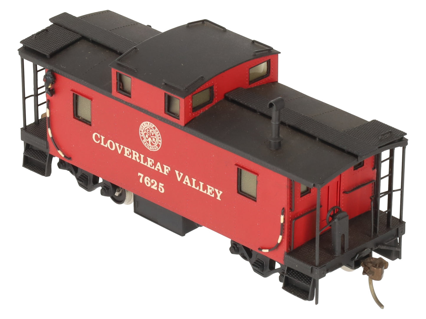 Westside Model Co. HO Scale BRASS Norfolk & Western Steel Caboose #7625- Painted/Box