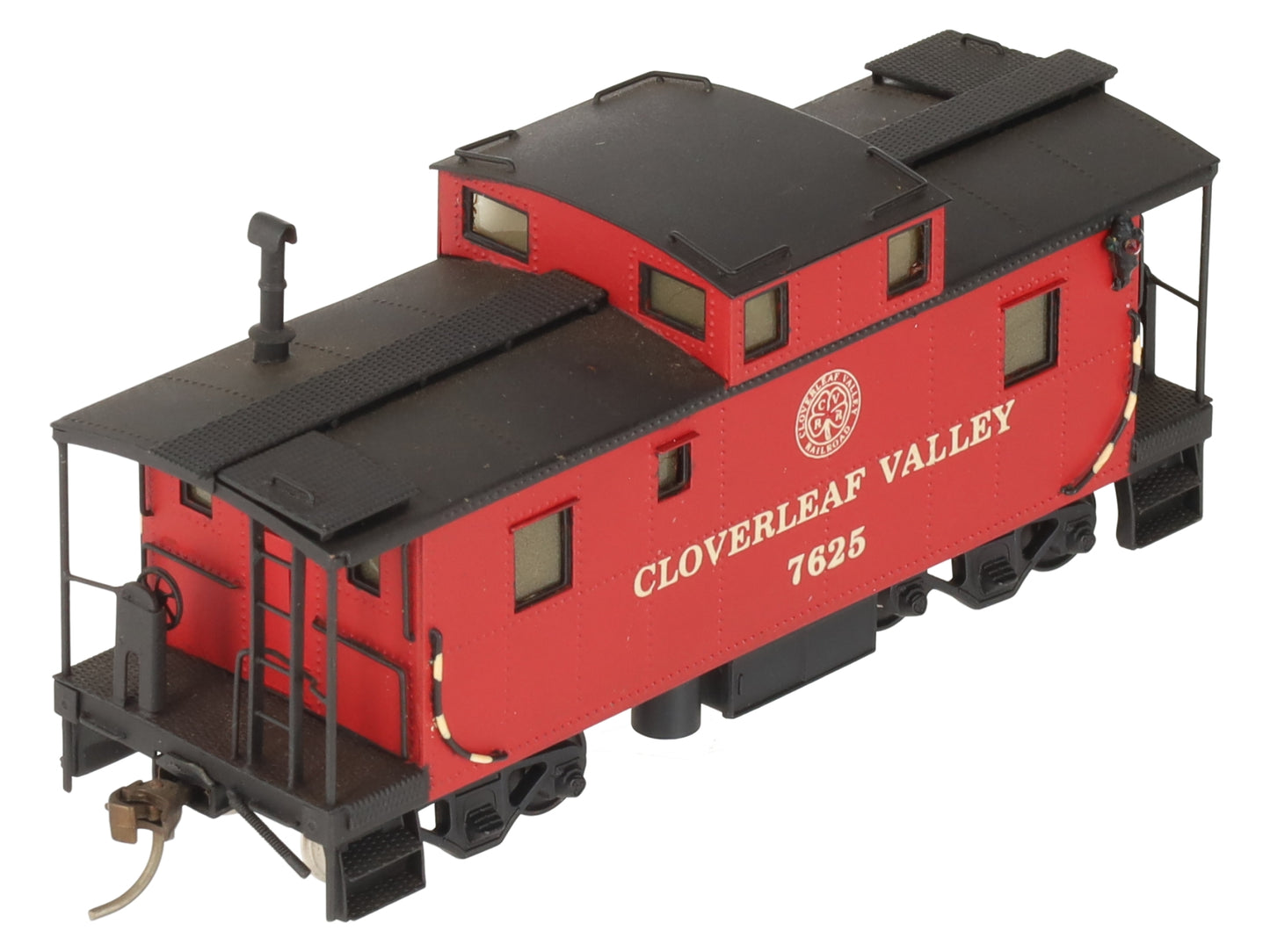 Westside Model Co. HO Scale BRASS Norfolk & Western Steel Caboose #7625- Painted/Box