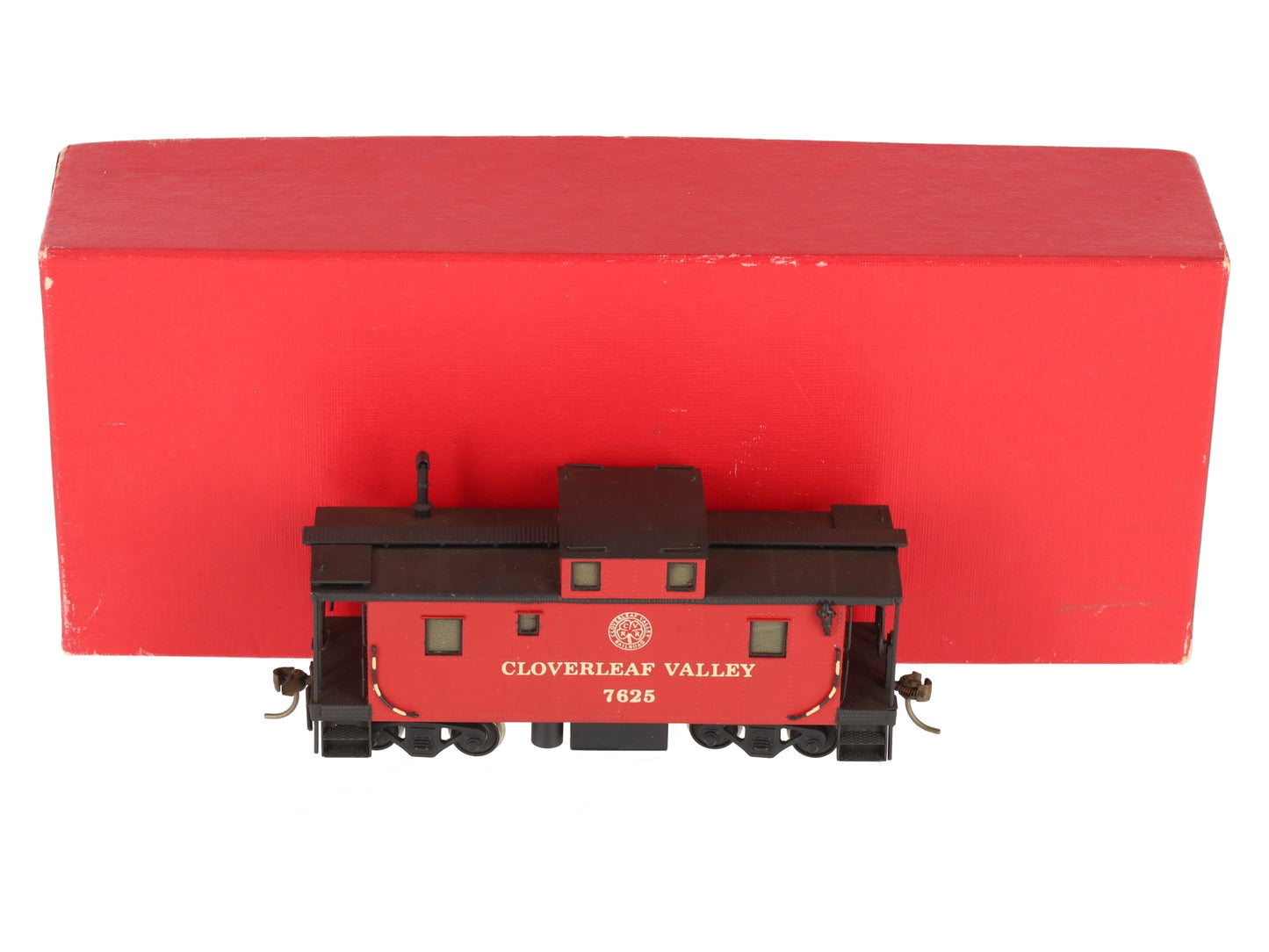 Westside Model Co. HO Scale BRASS Norfolk & Western Steel Caboose #7625- Painted/Box
