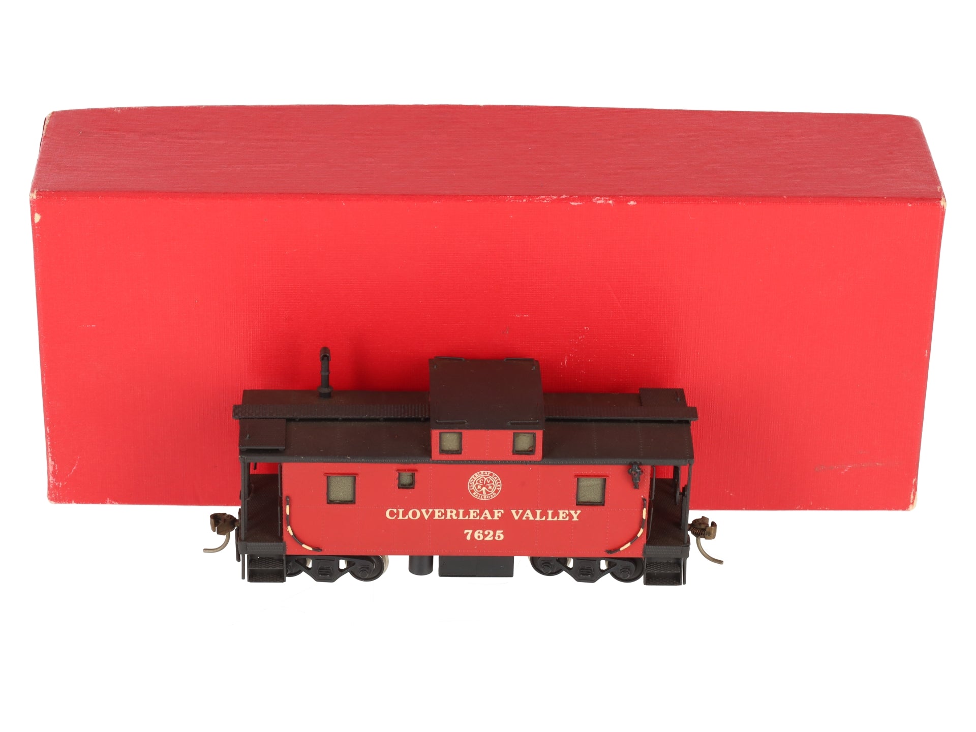 Westside Model Co. HO Scale BRASS Norfolk & Western Steel Caboose #7625- Painted/Box