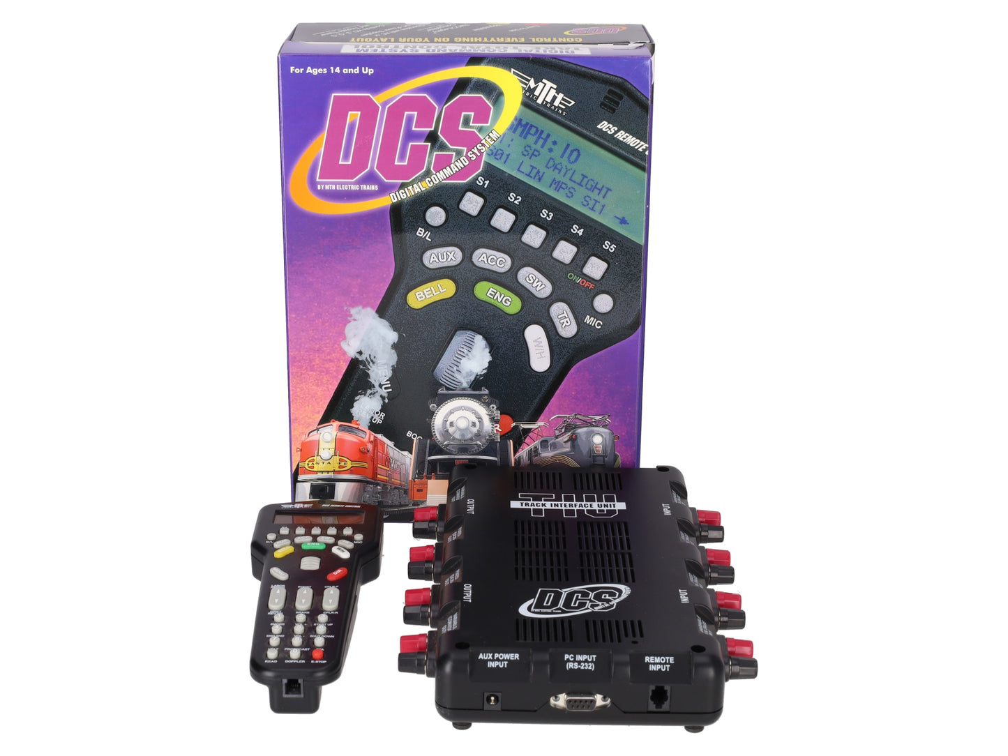 MTH 50-1001 DCS Track Interface Unit & Remote - Serial Port Version EX/Box