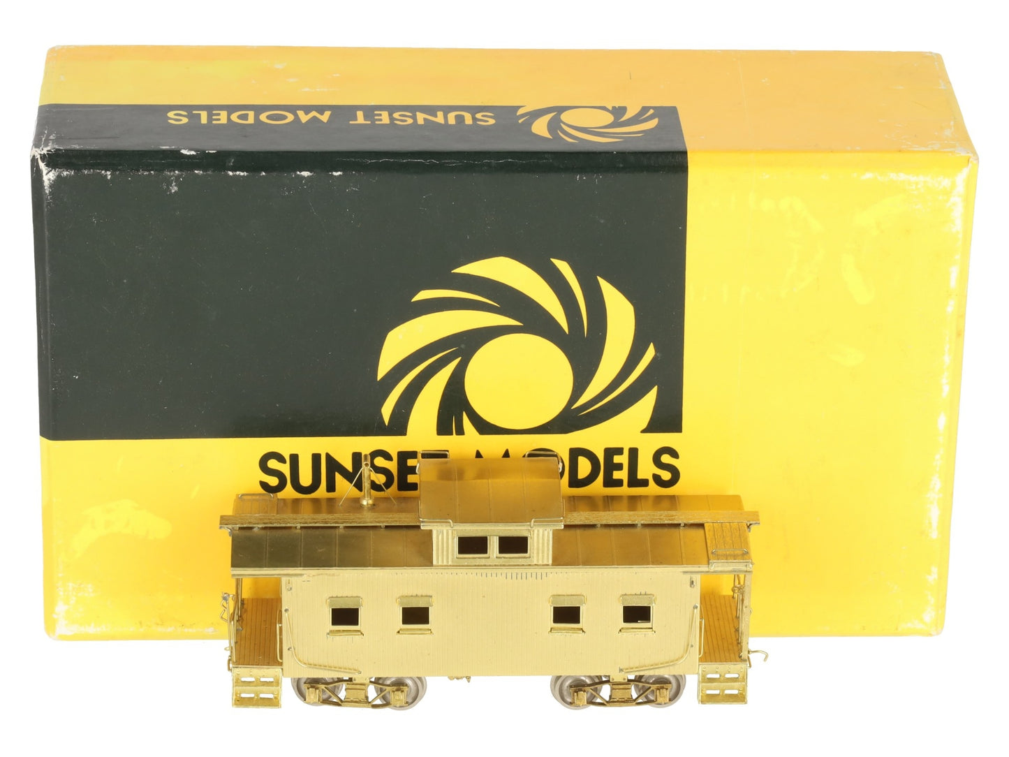 Sunset Models HO Scale B&O I-5 Undecorated 2-Rail Brass Caboose- Unpainted EX/Box